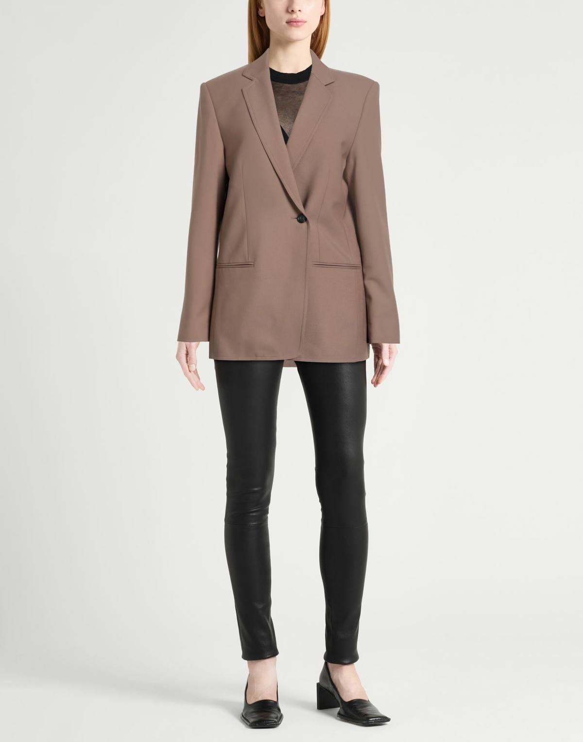 Helmut Lang Womens Blazer Light brown