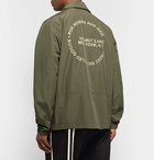 Helmut Lang - Logo-Print Recycled Shell Jacket - Army green