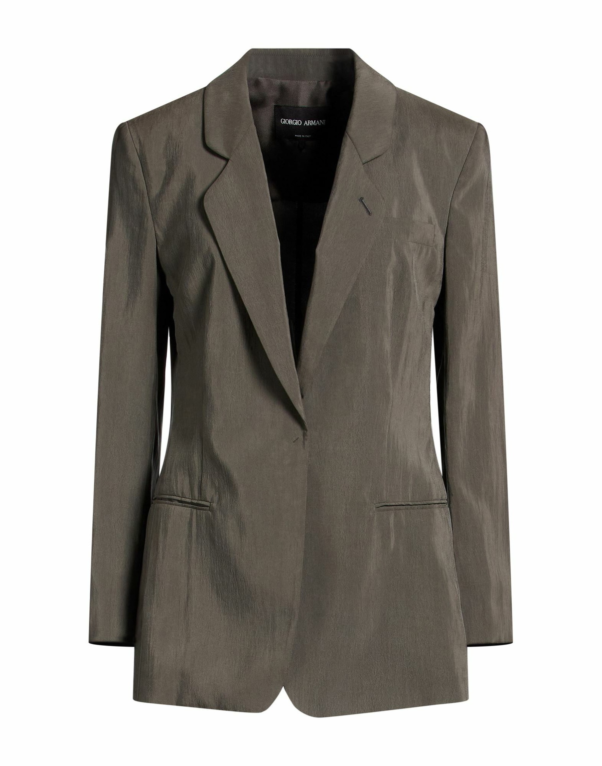 Giorgio Armani Womens Blazer Military in Green