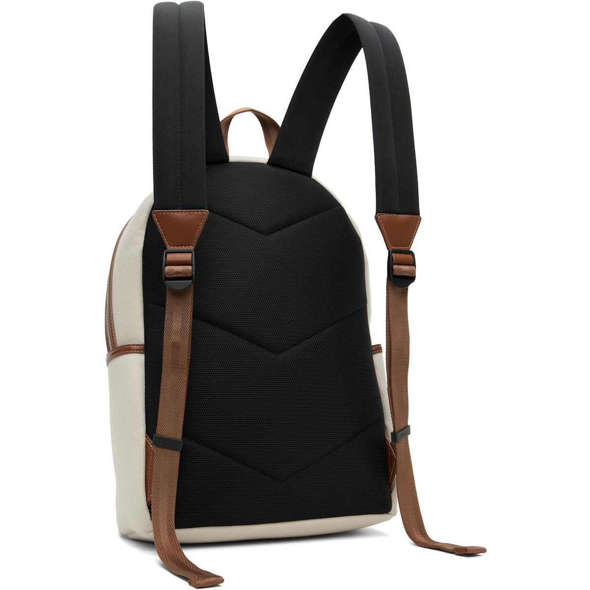 BOSS Beige Logo Lettering Backpack