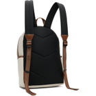 BOSS Beige Logo Lettering Backpack