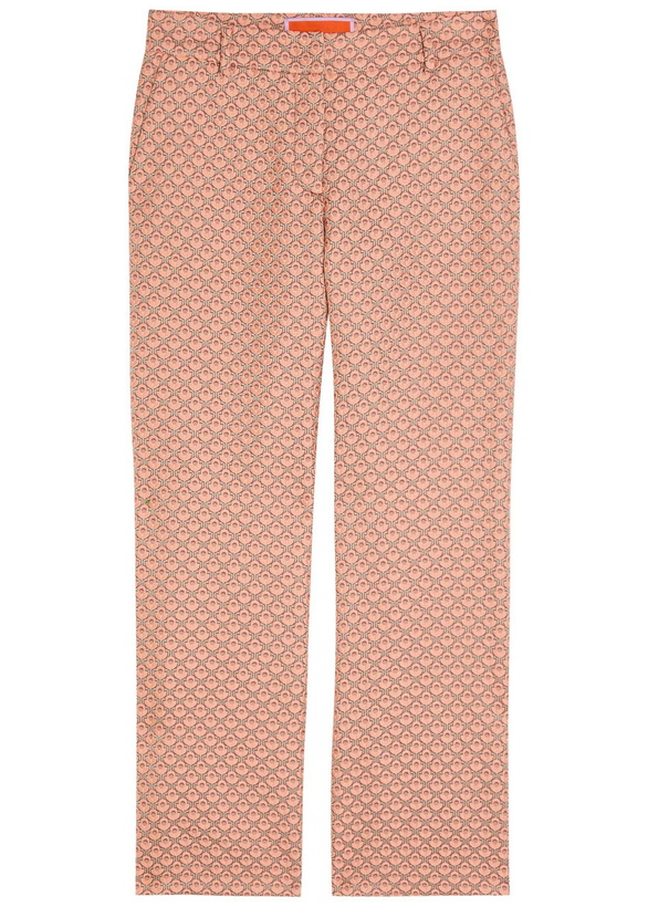 Photo: LA Double J 24/7 Tulip-jacquard Trousers Pink