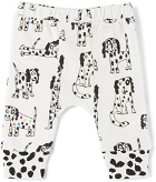 Stella McCartney Baby White Doodle Dalmatians Sleepwear Set