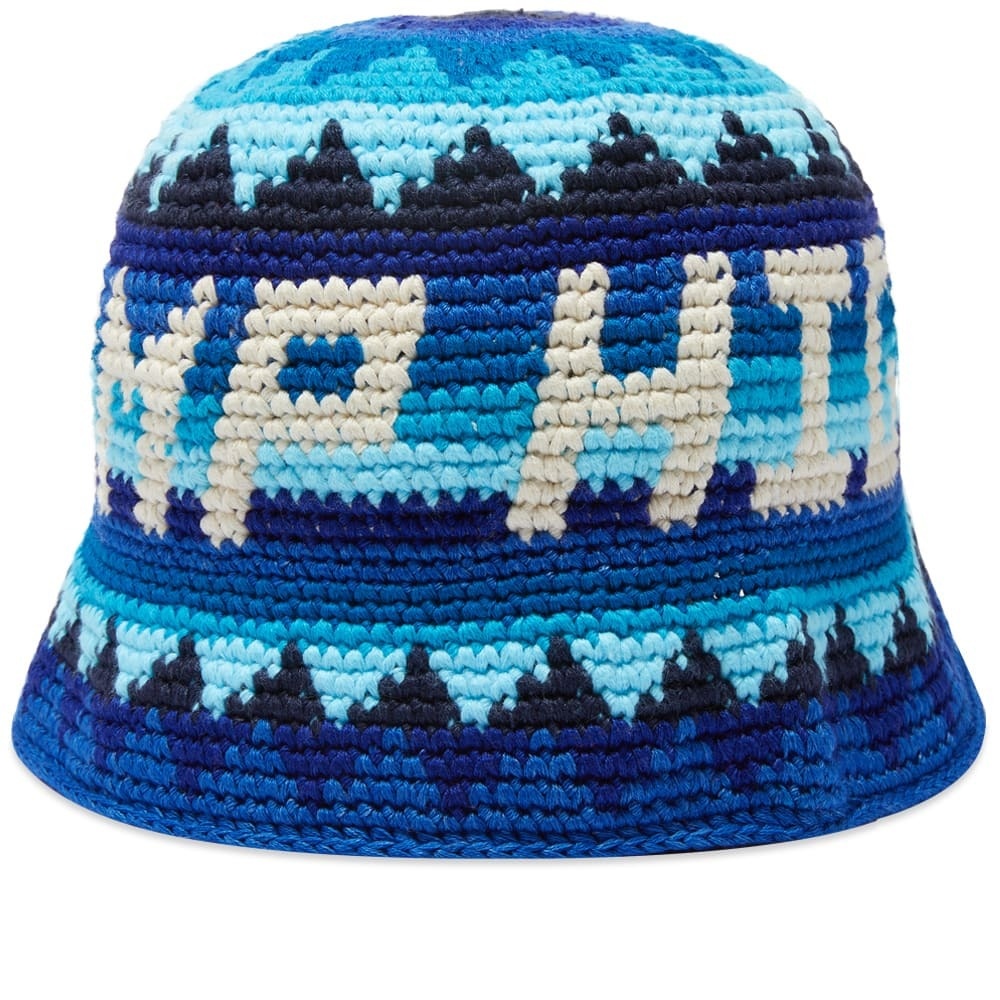 Camp High Men's Counselor Crochet Bucket Hat in Blue Camp High