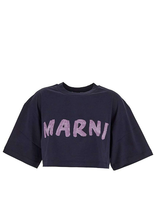 Photo: Marni Cotton Cropped T Shirt