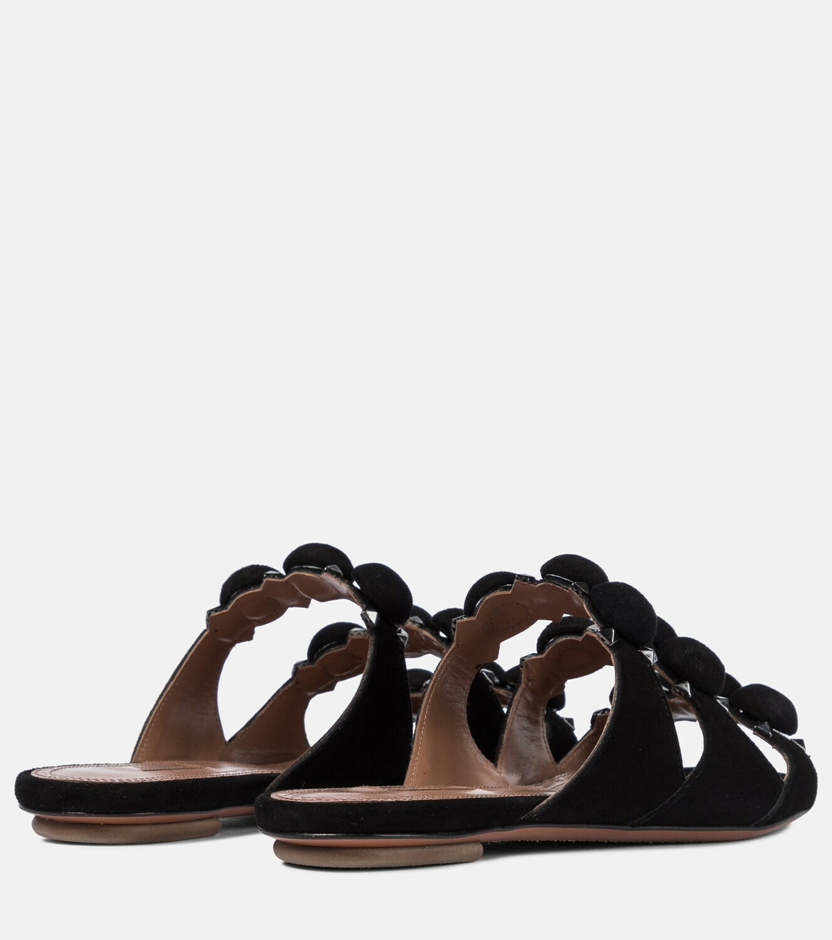 Alaïa Bombe suede sandals