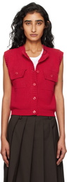 Weekend Max Mara Red Caprara Vest