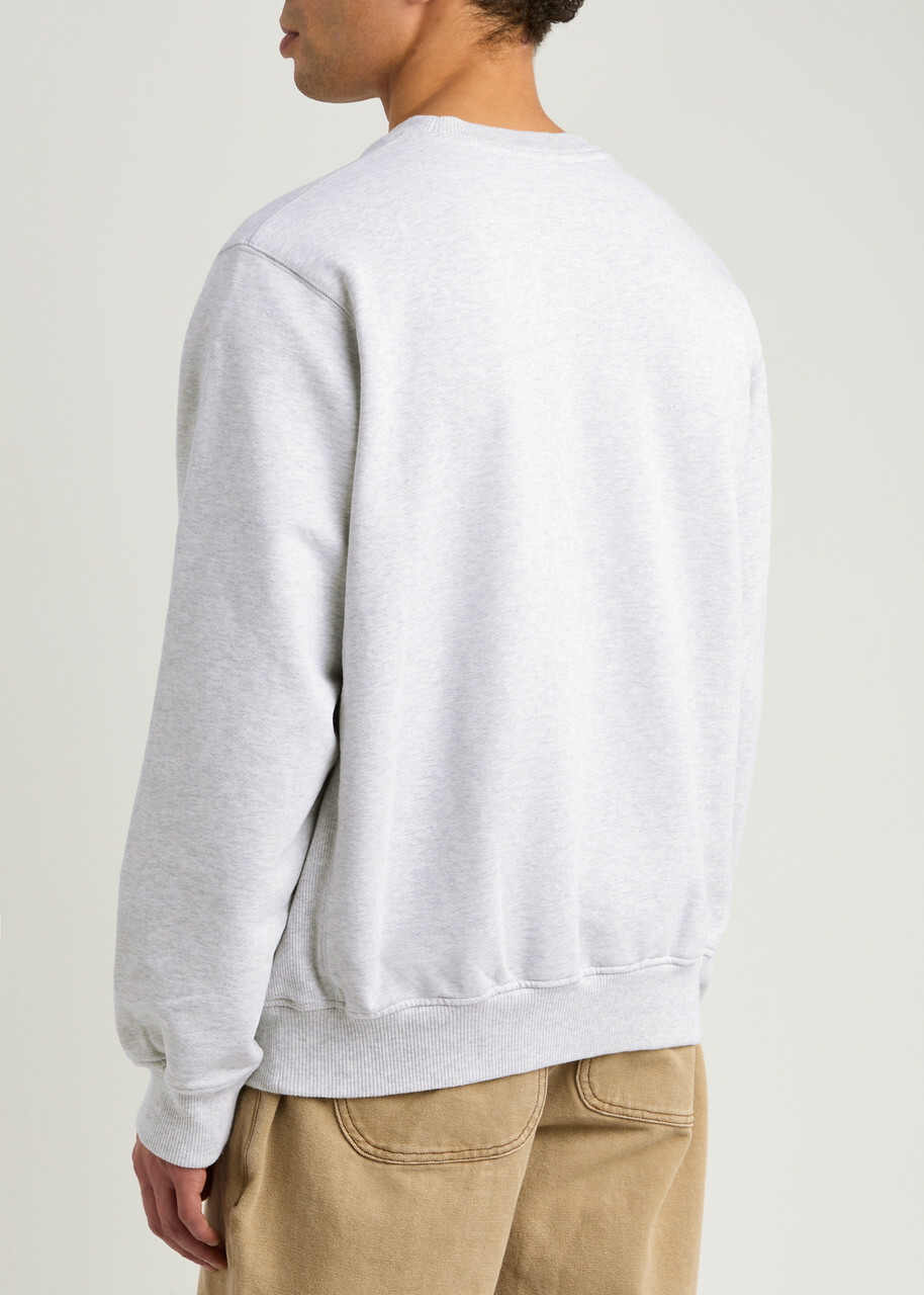 Casablanca Le Temple Du Sport Cotton Sweatshirt Grey Casablanca
