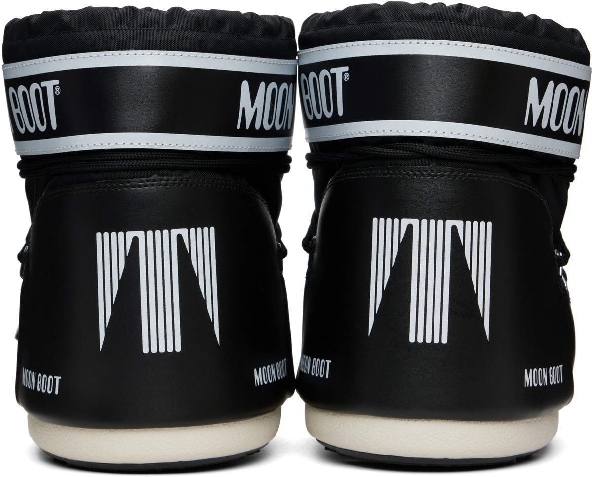 Moon Boot Black Icon Low Nylon Boots