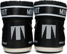 Moon Boot Black Icon Low Nylon Boots