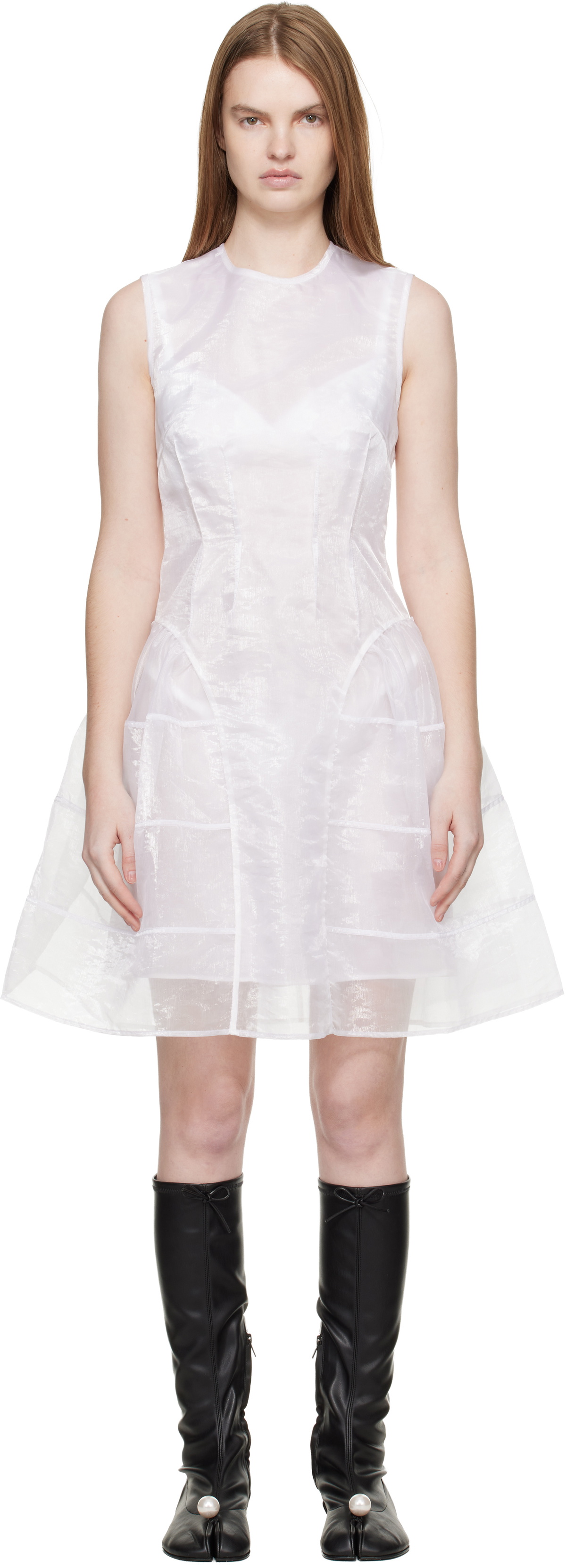 Cecilie Bahnsen White CBclaudie Minidress