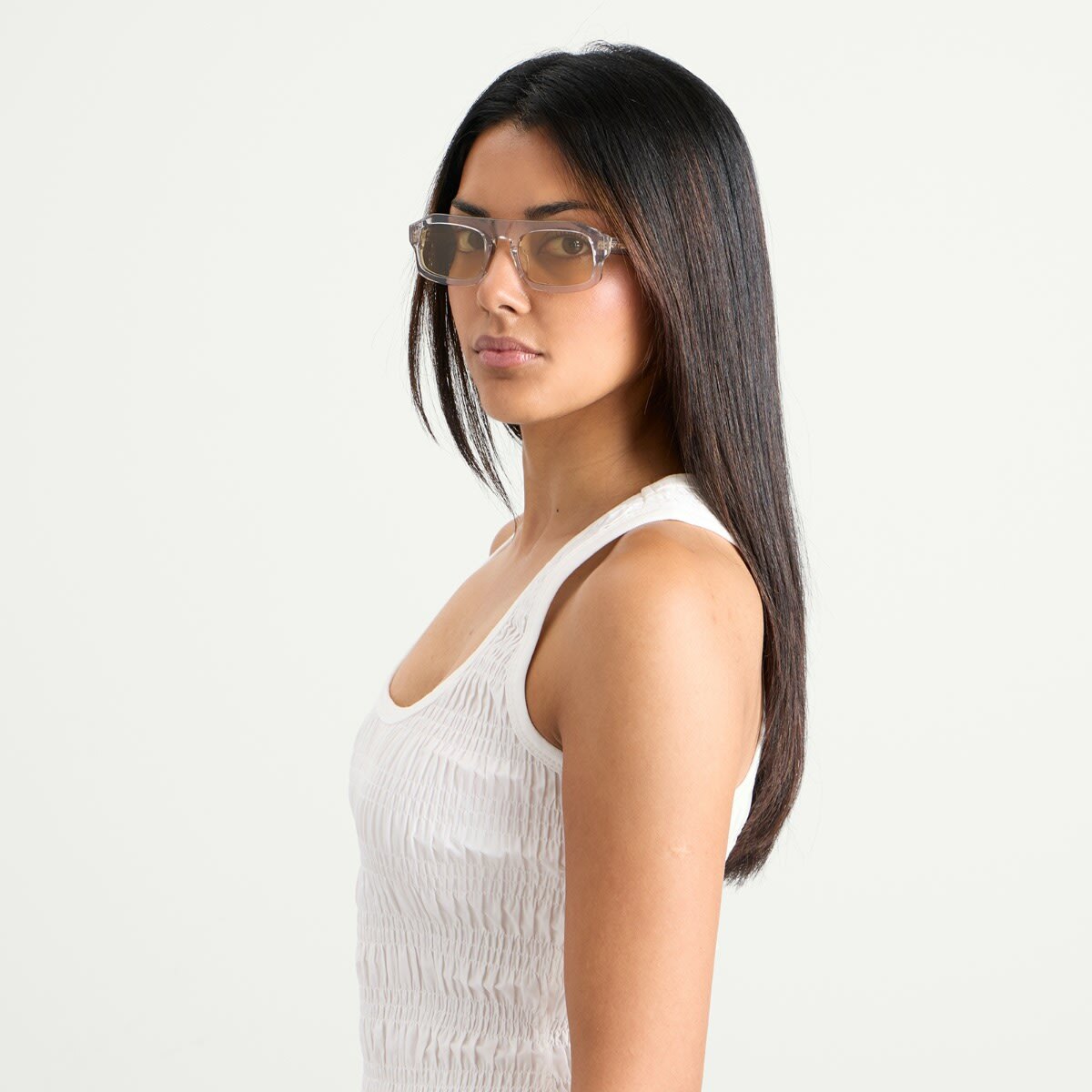 Oscar Deen Mertz Sunglasses in Crystal/Dijon 