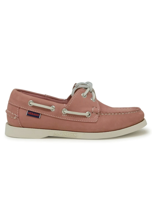 Photo: Sebago 74121sw Portland Pink Nubuck Loafers