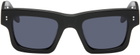 JW Anderson SSENSE Exclusive Black Rectangle Sunglasses