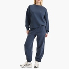 Anine Bing Women's Karter Framed Monogram Sweatpants in Washed Navy
