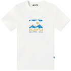 KAVU Men's Sticker Square T-Shirt in Natural