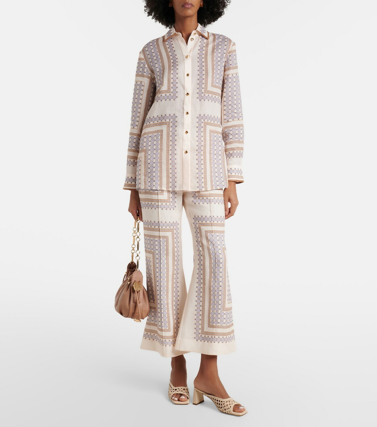 Souliers Martinez Ernestina braided leather mules