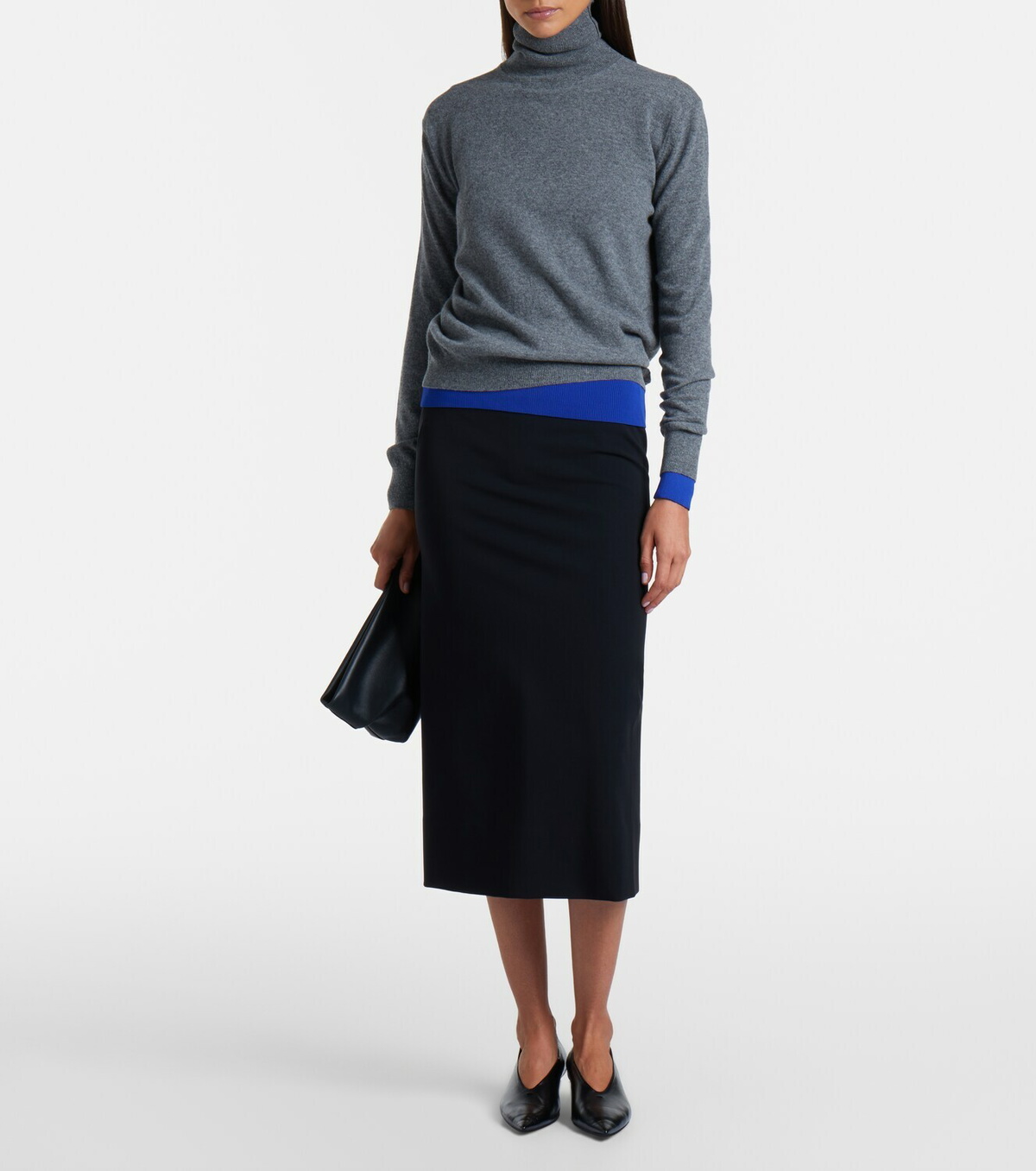Jil Sander Wool and cashmere turtleneck sweater