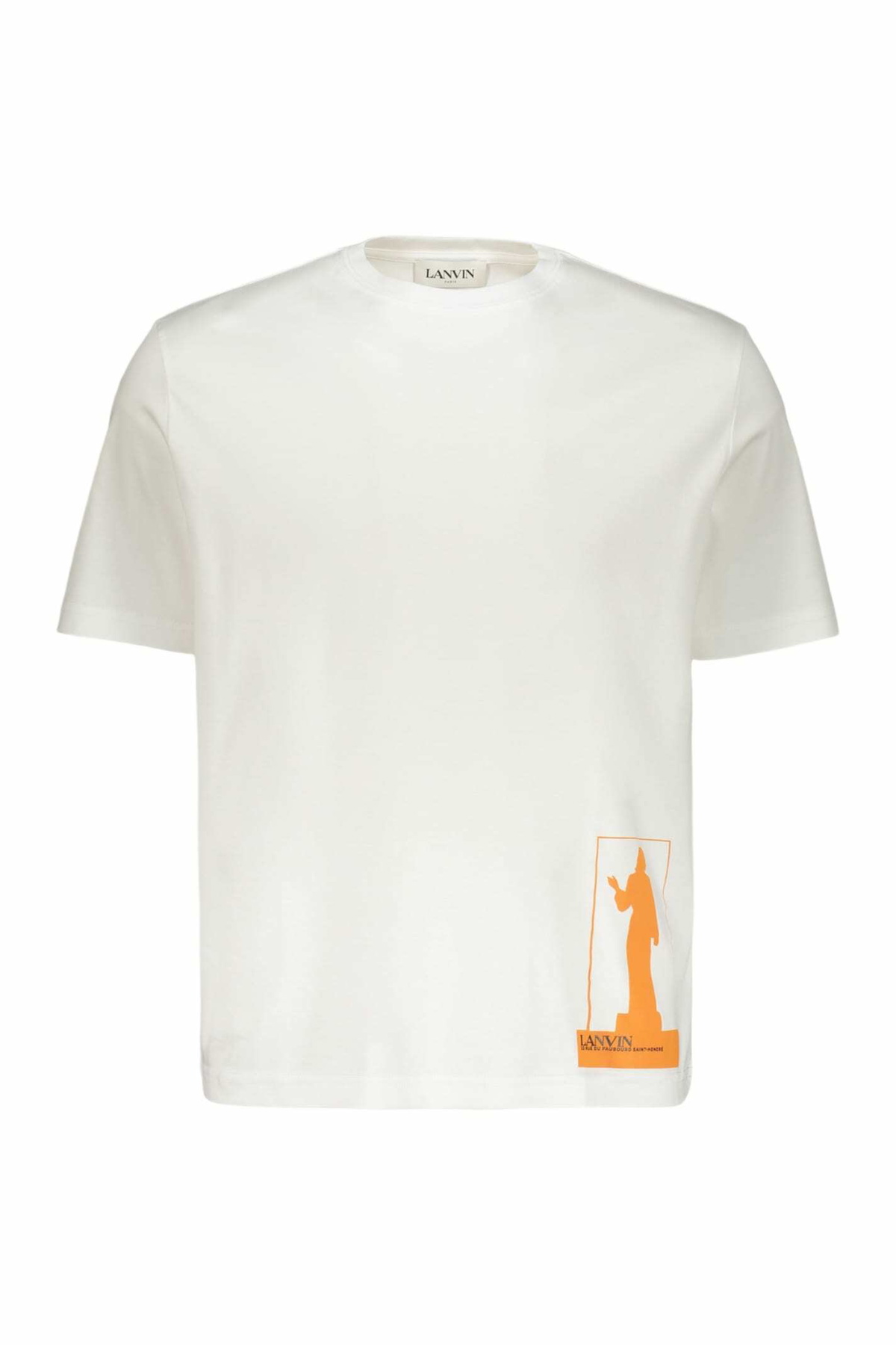 Lanvin Off-White Printed Asymmetric Shirt Lanvin