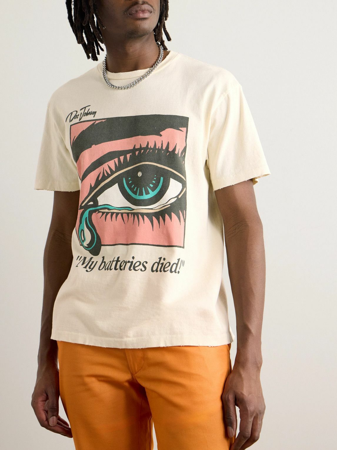 Gallery Dept. - Doc Johnson Dead Batteries Printed Cotton-Jersey T 