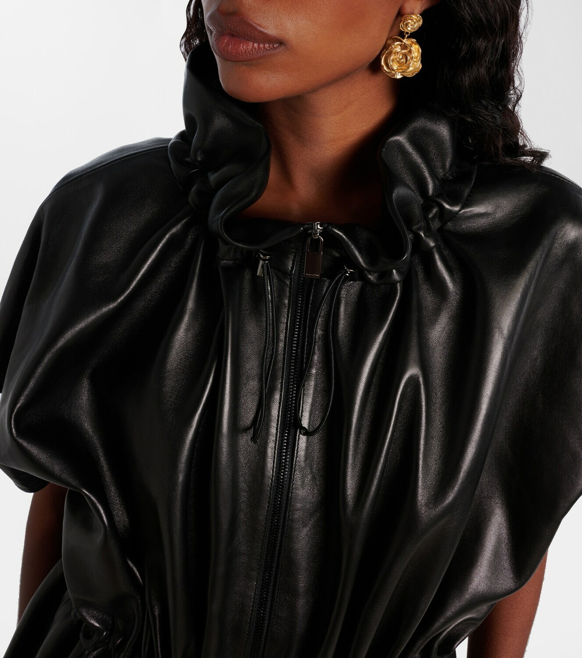 Magda Butrym Peplum leather jacket