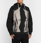 Maison Margiela - Printed Loopback Cotton-Jersey Hoodie - Black