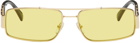 Versace Gold Greca Sunglasses
