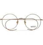 Moscot - Hamish Round-Frame Gold-Tone Optical Glasses - Gold