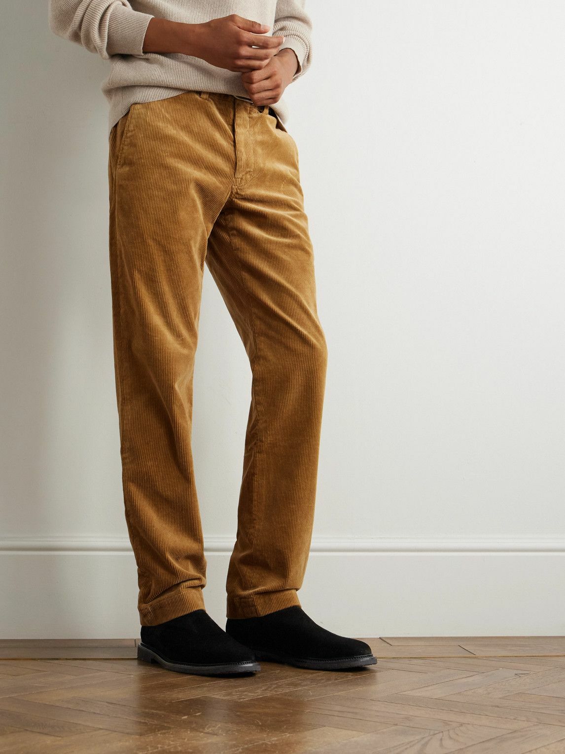 Common Projects - Waxed-Suede Chelsea Boots - Black