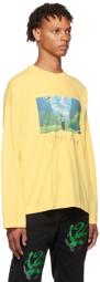 VIVENDII Yellow Organic Cotton Long Sleeve T-Shirt