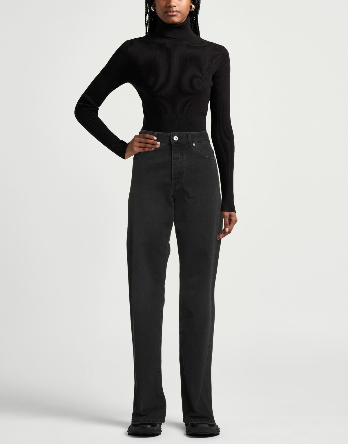 Heron Preston Womens Jeans in Black