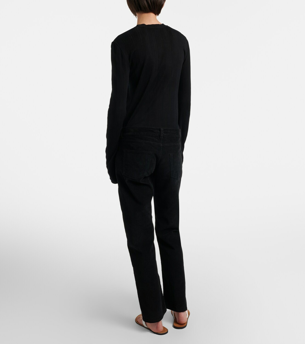 The Row Fima cropped straight jeans