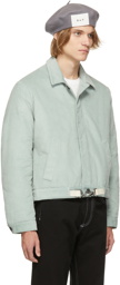 Daniel W. Fletcher Blue Corduroy Padded Blouson Jacket