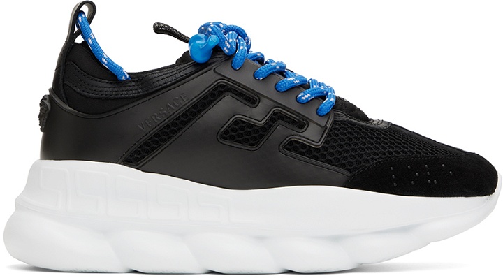 Photo: Versace Black Chain Reaction Sneakers