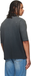 Maison Margiela Black Faded Paint Splatter T-shirt