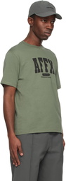 AFFXWRKS Green Varsity T-Shirt