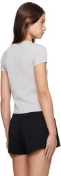 St. Agni Gray Organic Cotton Baby T-shirt
