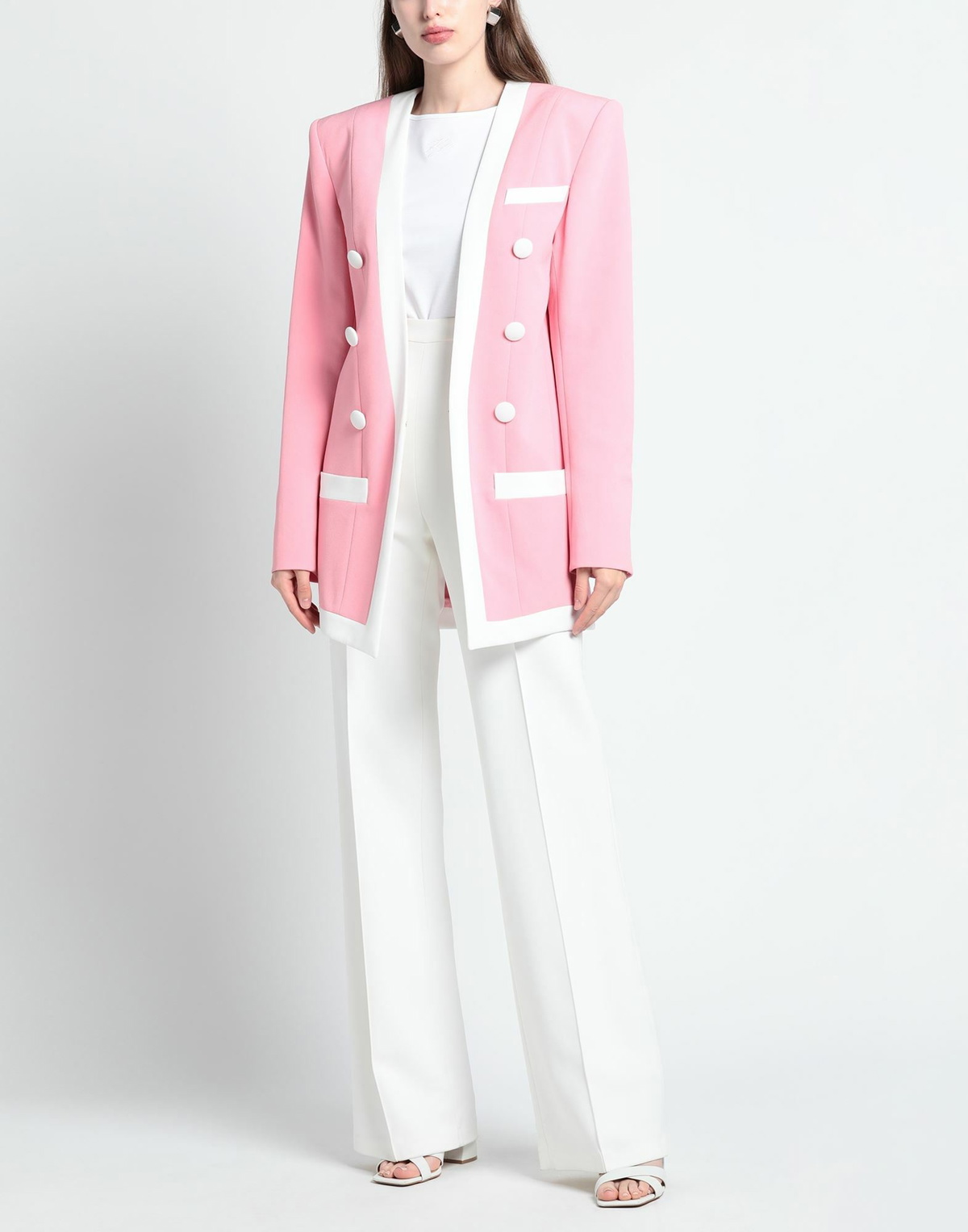 Balmain Womens Blazer in Pink