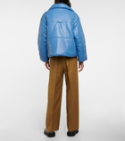 Nanushka - Hide faux leather puffer jacket