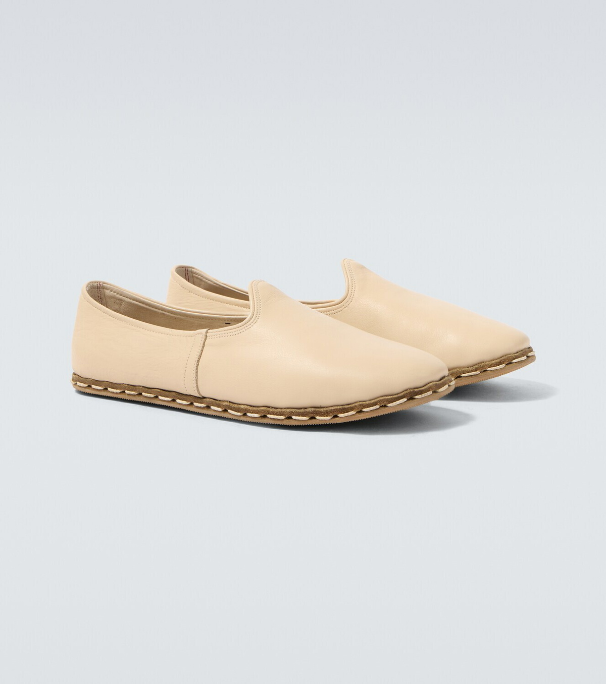 Sabah Sabah leather slip-on shoes