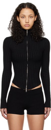 GUIZIO Black Nell Zip Up
