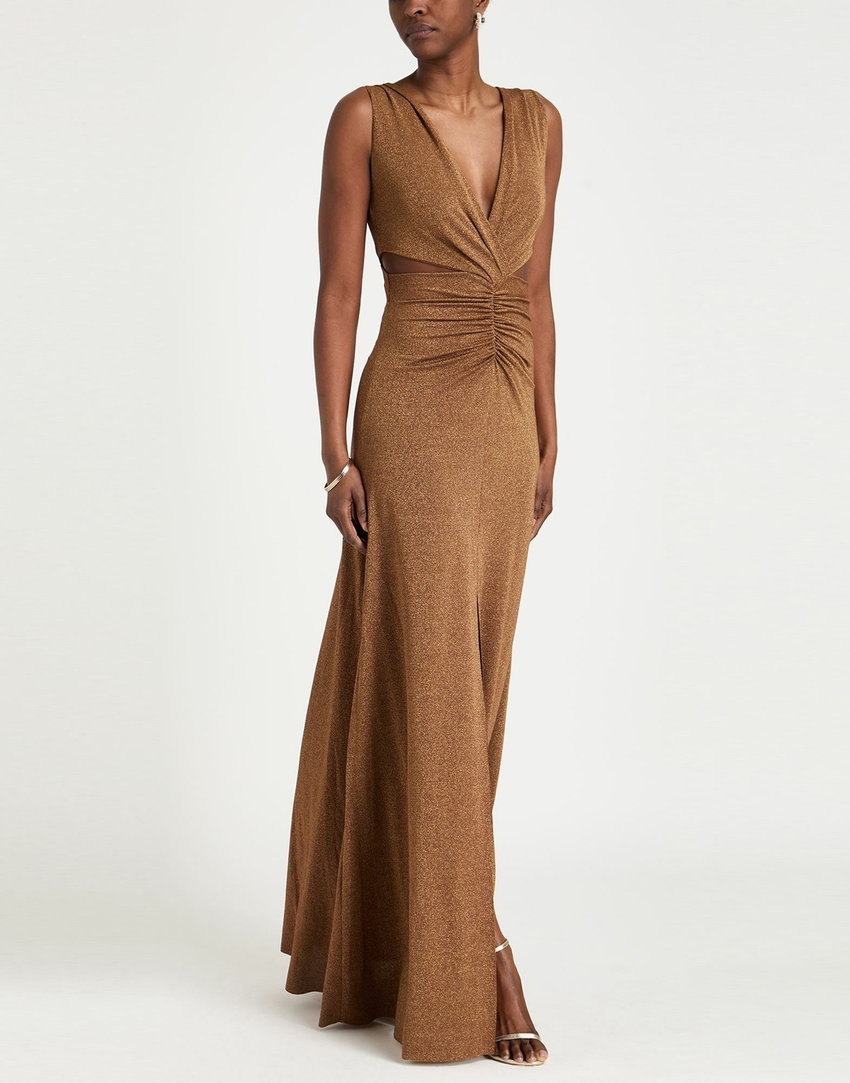 Chiara Boni La Petite Robe Womens Maxi dress in Brown