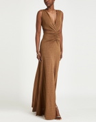 Chiara Boni La Petite Robe Womens Maxi dress in Brown