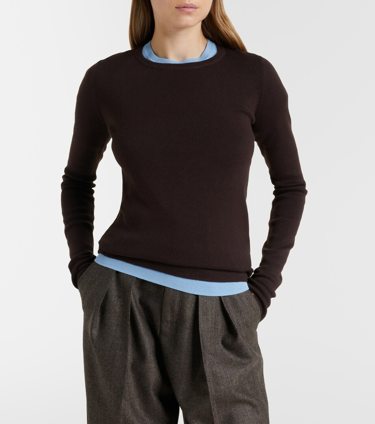 Extreme Cashmere N°392 Eel cotton and cashmere top