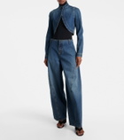 Alaïa Cropped denim jacket