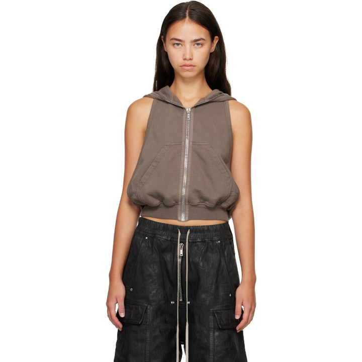 Photo: Rick Owens DRKSHDW Gray Tower Cyclops Sl Hoodie