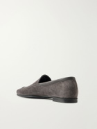 John Lobb - Tyne II Suede Loafers - Gray