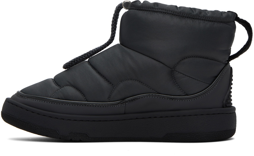Lanvin Gray Curb Snow Boots