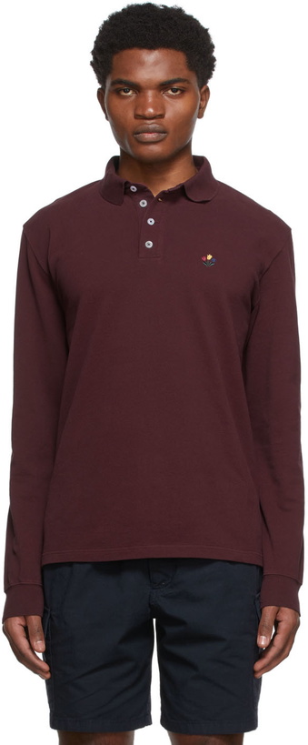 Photo: Noah Burgundy Cotton Polo