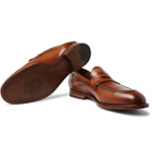 Officine Creative - Ivy Polished-Leather Penny Loafers - Men - Brown